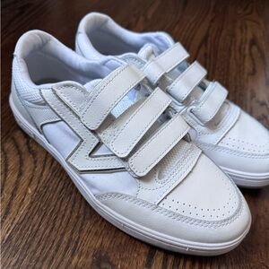 Vans Lowland ComfyCush white leather Velcro